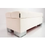 Kufer Pikowany CHESTERFIELD  Ecru  / Model Q-4 Rozmiary od 50 cm do 200 cm